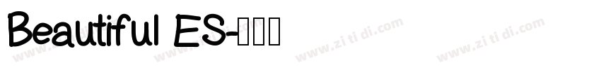 Beautiful ES字体转换